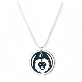 Zodiac Leo Lion Necklace - 3D Printed Charm - .925 Chain
