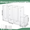 4 Compartments Acrylic Coffee Cup and Lid Storage Organizer Holder