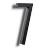 HASWARE 6 Inch Stylish ABS House Numbers - Black Sleek