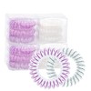 Spiral Hair Ties, waterproof No Crease Coil Hair Ties, Phone