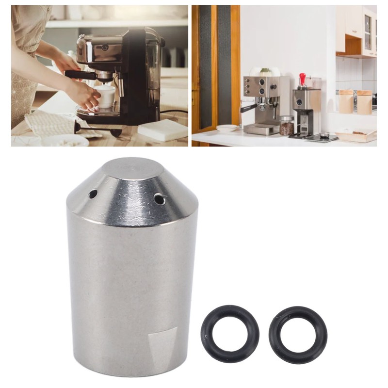 Coffee Machine Nozzle Stainless Steel Milk Foam Spout Replacement Steam