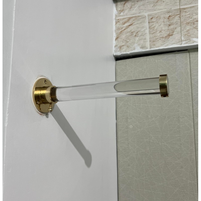 Morco Deco Wall Mounted Clothes Hook – Polished Brass Finish,
