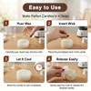 9 PCS Flower Silicona Candle Molds for Candle Making with