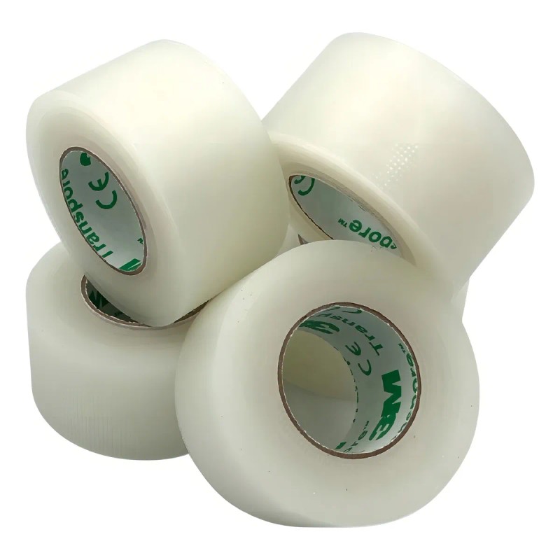 Cinta Transpore 3m 2.5 Cm 1 Pulgada Caja C/12 Rollos