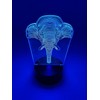 POGSTER 3D Elephant Lamp – 7-Color Changing LED Night Light