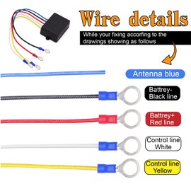 Torkettle 2PCS 12V Wireless Winch Remote Control Kit Winch Controller Switch for Winches