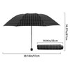KKTONGXI Large Storm Resistant Compact Travel Umbrella for Men and