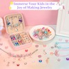 LifeisLuck Charm Jewelry Making Kit, DIY Bracelet Making for Girls,