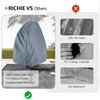 RICHIE 90”x78” Patio Egg Chair Covers Waterproof & UV Resistant,
