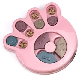 Hunde-Puzzle-Futterstation – Interaktives Anreicherungsspielzeug – Langsamer Feeder & geistige Stimulation für Hundetraining – Langlebiges umweltfreundliches Material für kleine, mittelgroße und große