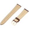 Hadley-Roma Men's MSM701RB-170 17mm Brown Genuine Lizard Leather Watch Strap