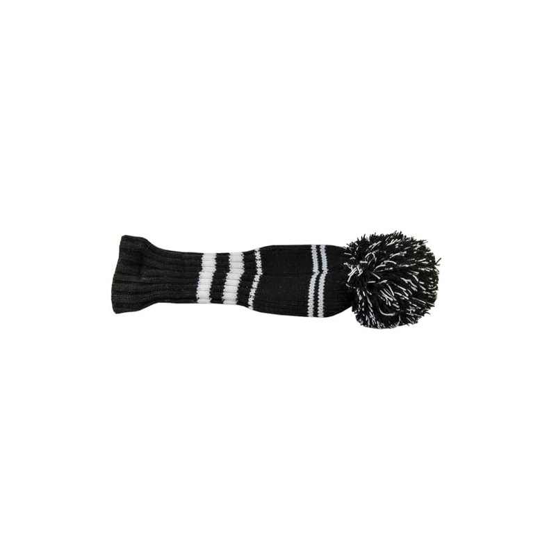 Longridge Men's Pompom Golf Head Cover White/Black,