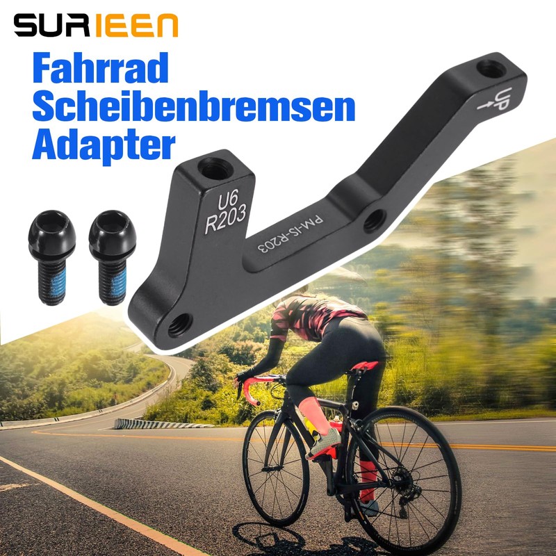 SURIEEN Bicycle Disc Brake Adapter, Replacement Parts Adapter Brake Mount