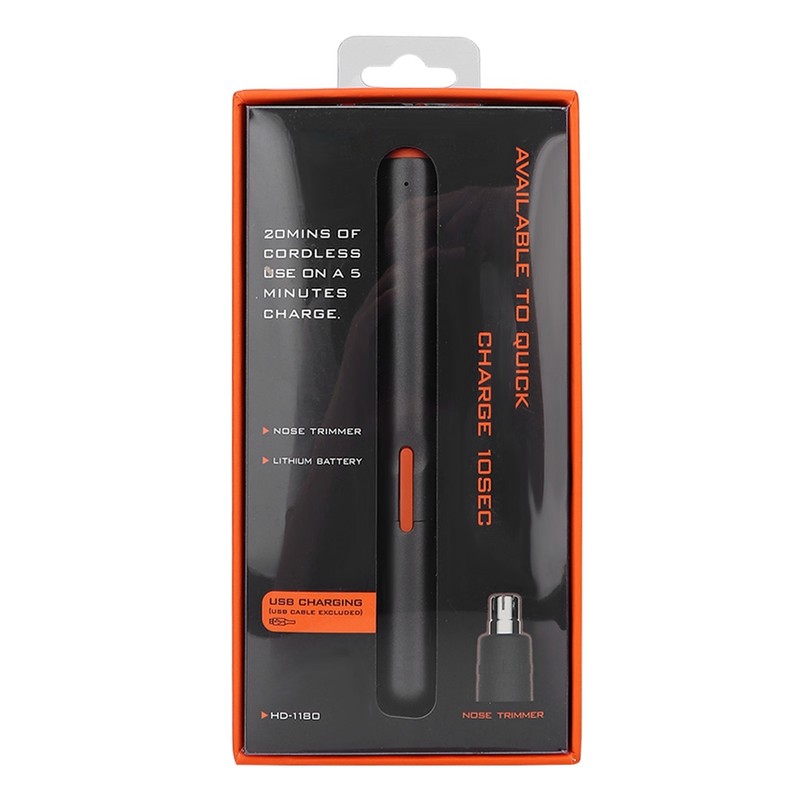 Pen Type USB Chargeable Eyebrow Nose Hair Trimmer Shaver Cutting
