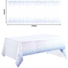 YXHZVON Dot Tablecloths, Pack of 2 Confetti Party Tablecloth, Birthday