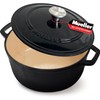 MUELLER HOME 4.5 QT Enameled Cast Iron Dutch Oven, Heavy-Duty