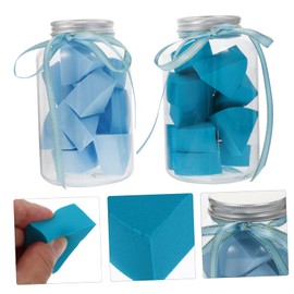 Healeved Fan-shaped Makeup Sponge Foundation Powder Beauty Blending Sponges for Application Random Colors for Cosmetics