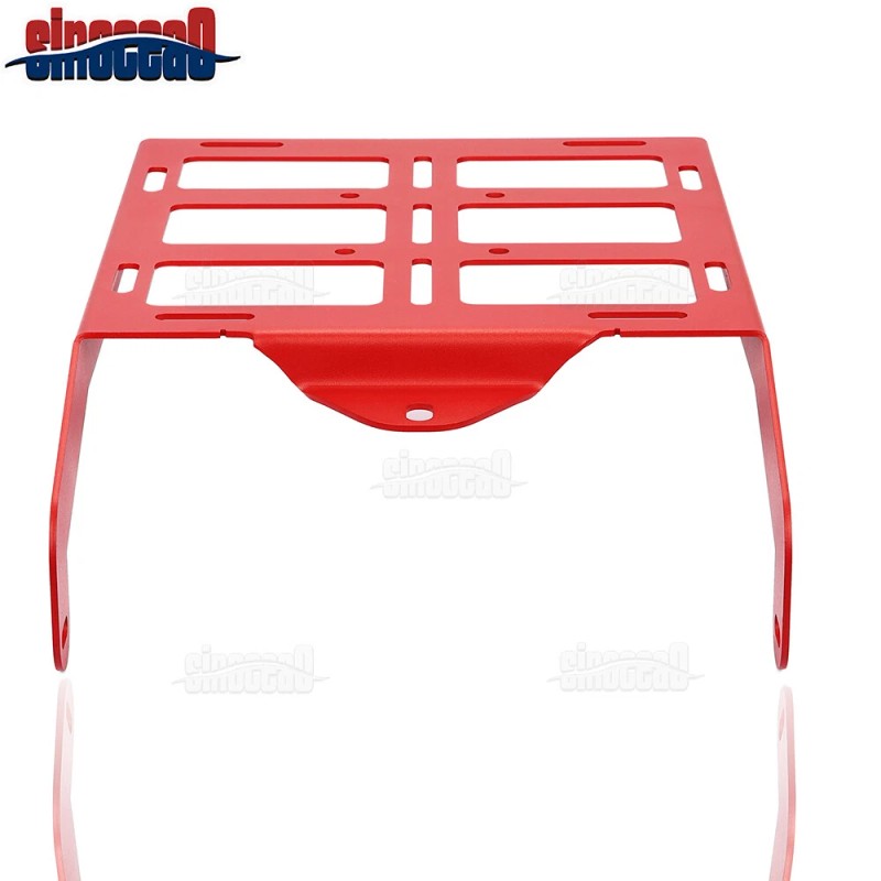 SI Red Rear Tail Luggage Bag Rack Cargo Rack Backpack