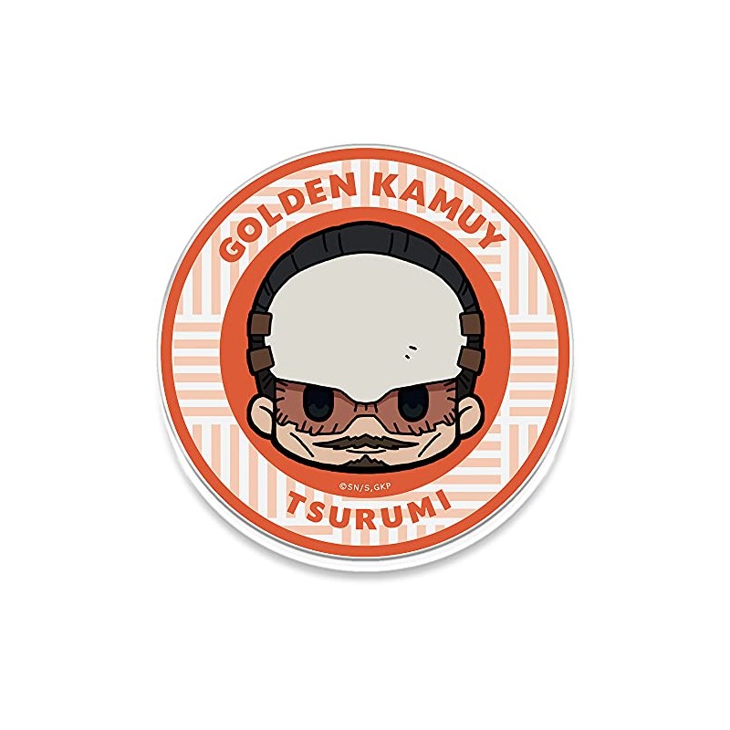 Azu Maker Golden Kamui Churu Chara Acrylic Coaster D [Lieutenant