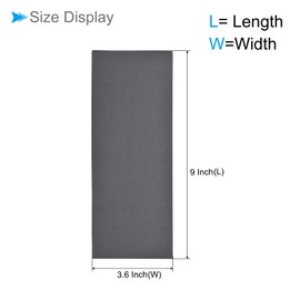 CoCud Wet Dry Sanding Sheets 9" x 3.6" 600 Grit Silicon Carbide Sandpaper - (Applications: for Plasterboard, Wood, Metal) - Pack of 10