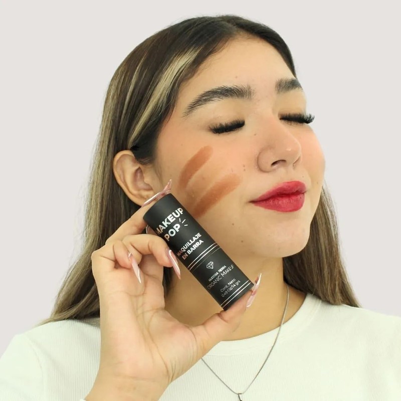 Makeup Pop Barra de Contorno Tono Marrón Intenso Castaña, Maquillaje