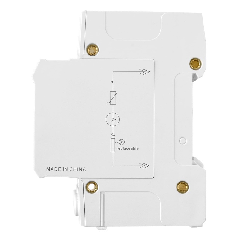Heschen Surge Protector SPD, HS-20RT-C, 4P 275VAC 20KA, Integrated Replaceable