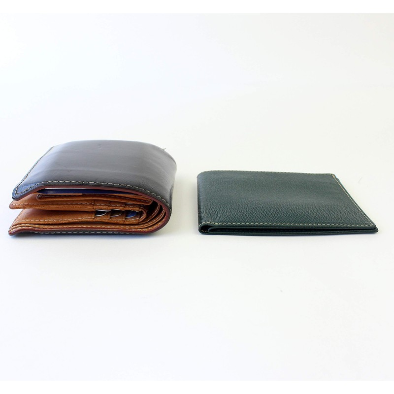 FRUH Folded Wallet, Smart Cowhide Leather, Bifold Wallet, Men's: wallet-ga-3330991