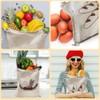 Bread Bag Linen Bread, 2 Pieces Reusable Baker's Lines, Large