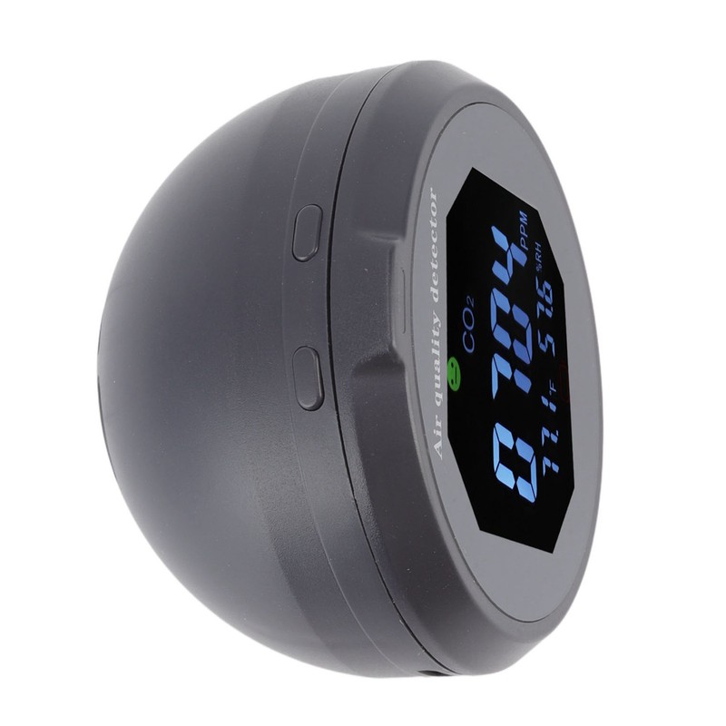 Air Quality Monitor Meter CO2 Temperature Humidity Detector Sound Light