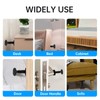 LveSunny 4Pcs Headboard Stoppers for Wall, Adjustable Headboard Stoppers, Bed