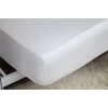 Belledorm White Fitted Sheet, 200 Thread Count Percale, Mattress Depth