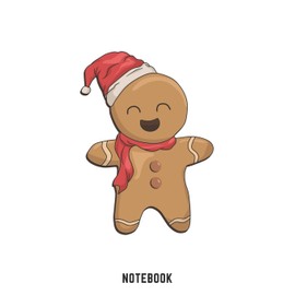 Notebook: A5 Blank Lustiges Weihnachts Motiv Notizbuch für Weihnachten oder Nikolaus als Geschenk für die Adventszeit, Weihnachtswünsche und Weihnachtsplanung 120 Seiten 6x9