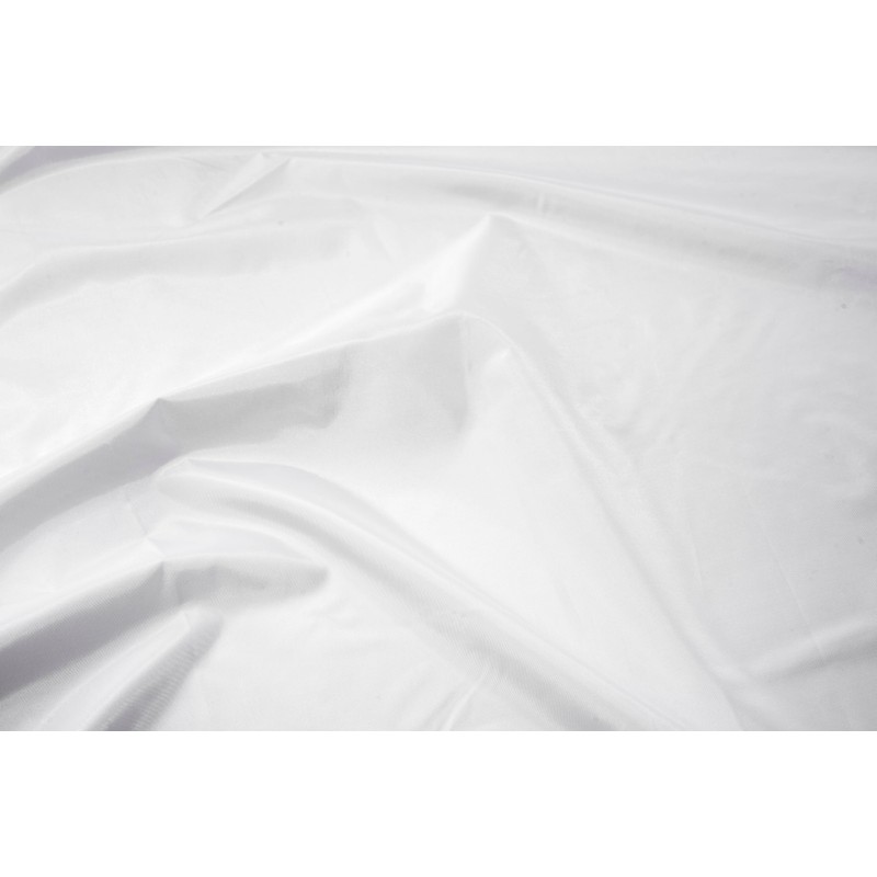 Croydex Plain White Textile Curtain with Hygiene 'N' Clean, 2000