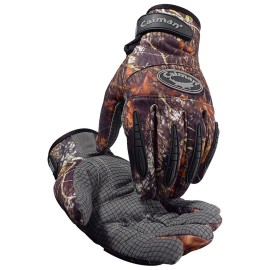 Caiman 2XL Caiman 2911 Synthetic Leather Heatrac Insulated Camo Silicone Palm Mechanic