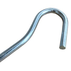 Tent Pegs Pack of 6 Galvanised Metal Pegs 5mm x 230mm, 9 inch, Heavy Duty Camping Ground Pegs, Ideal for Camping,Hiking,Traveling,Beach and Outdoor