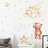 Fujitoya Wall Sticker Wall Sticker Bear Stars and Moon Clouds