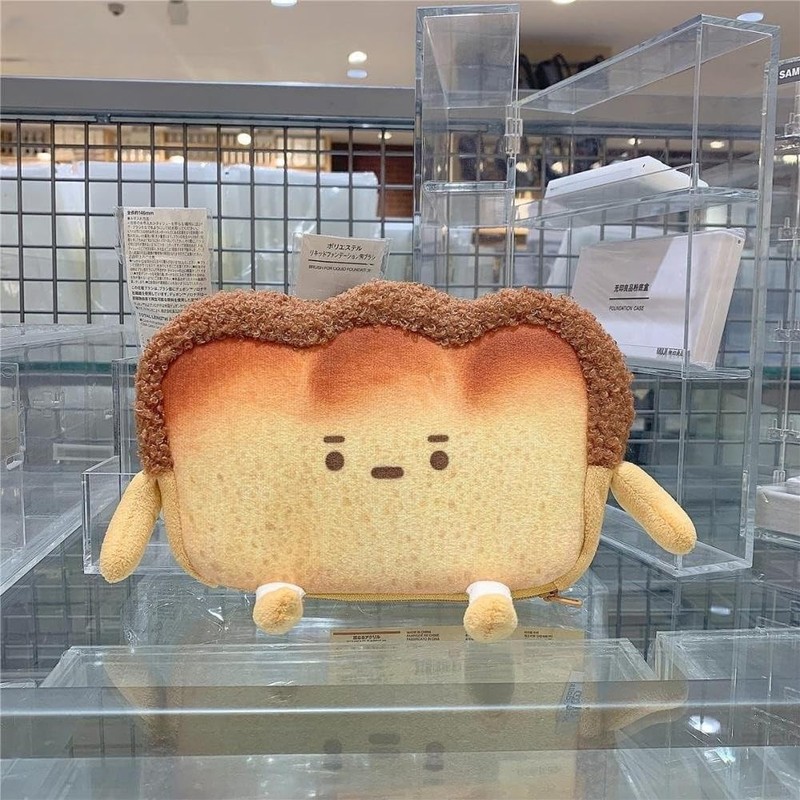LAARNT Creative Toast bread Plush Pillow Cartoon plush toy Slice