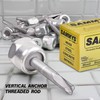 Everflow 8024957-25 1/4" Screw Vertical Threaded Rod Anchor Designed for