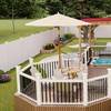 HYPERGIANT 56 Pack 36" Aluminum Deck Balusters,3/4" Round Deck Railing