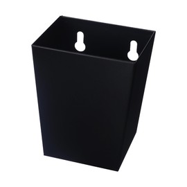 Jumiok Black Bottle Cap Catcher Wall Mounted Beer Top Bucket Holder Stainless Steel with Drainage for Table Cooler Post