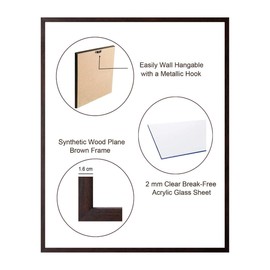 Handicraft Store Shiva with Durga and Ganesha in Himalaya, A Poster Painting with Frame for Hindu Religious Worship Purpose