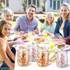 Nuogo 4 Pcs Candy and Cookie Jar Plastic Jars with
