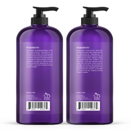 Botanic Hearth Purple Shampoo And Conditioner Set | For All Shades Of Blonde, Silver And Gray Hair | Enhances Highlights | Sulfate Free, Paraben Free, 16 Fl Oz Each