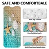 LNOND Summer Beach Bathtub Mat Non Slip, 40 X 16
