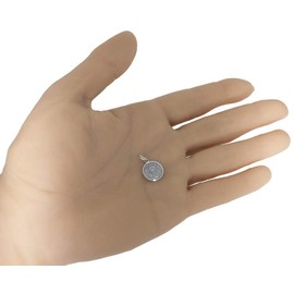 AFP Cascia Rita Pendant 925 Sterling Silver AS-509, Sterling Silver, No Gemstone