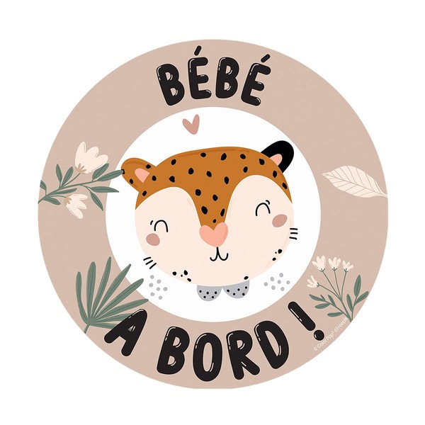 Color Pop® Baby on Board Magnetic (Autumn) PVC Diameter 15