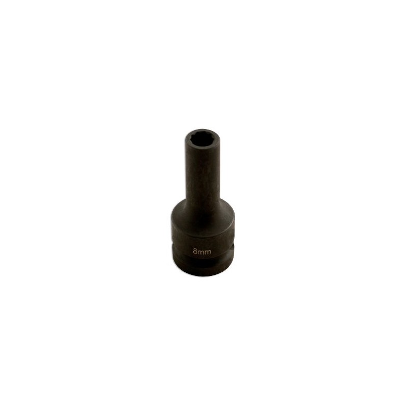 Laser 5132 Split Rim Impact Socket 1/2"D 8mm x 10pt