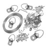 SEWACC 1 Set Picture Hanging Wire Kit with Frame Hooks
