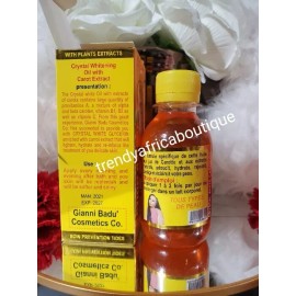 SUPREME Crystal White Lightening Carotte Oil With Sun Screen & Vit E. X 1. QUICK SOLUTIO