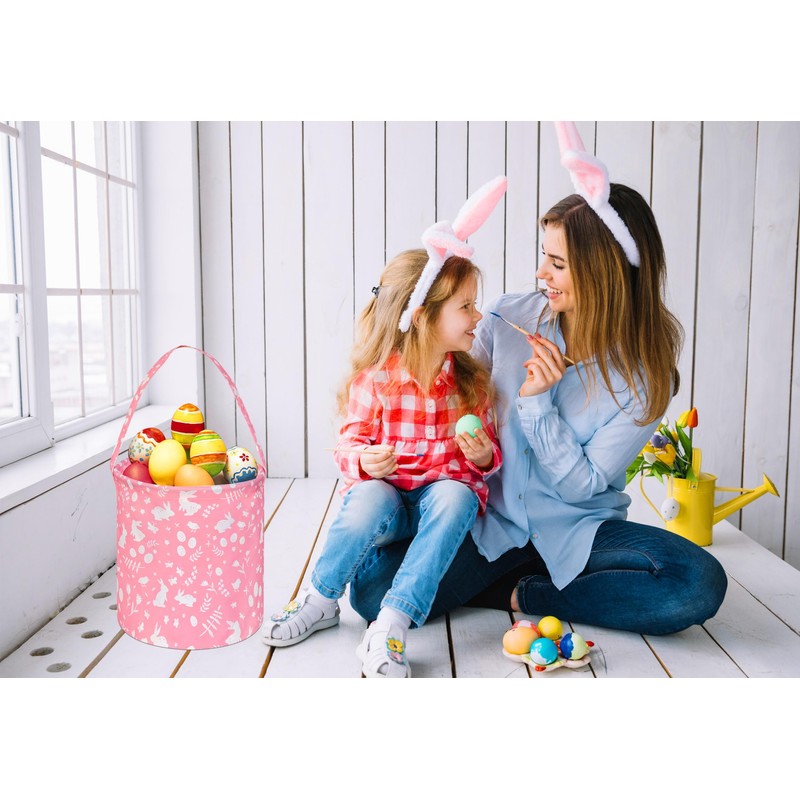 VAIVUSTO Easter Bunny Baskets for Kids Boys and Girls Easter